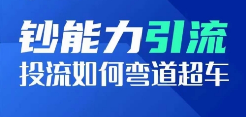 钞能力引流：投流如何弯道超车，投流系数及增长方法，创造爆款短视频-网创先锋