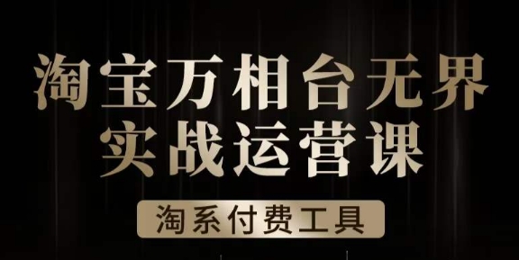 沧海·淘系万相台无界实战运营课，万相台无界实操全案例解析-网创先锋