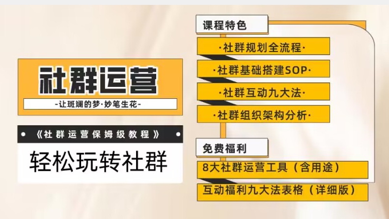 【社群运营】保姆式教程：九大互动法，八款社群运营工具助你轻松玩转社群【揭秘】-网创先锋