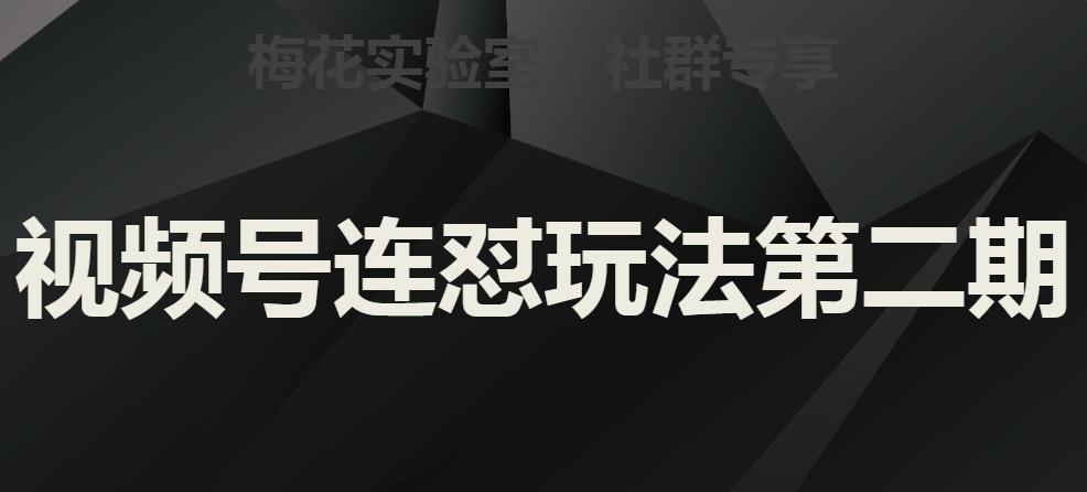 梅花实验室社群视频号连怼玩法第二期，实操讲解全部过程-网创先锋