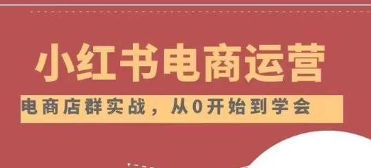 小红书店铺运营从小白到大神2.0，从入门到精通-网创先锋