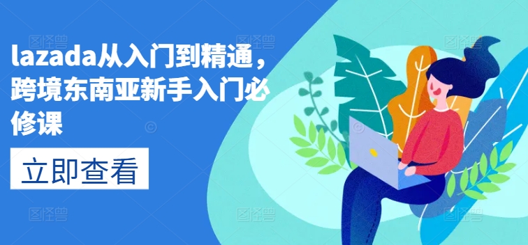 lazada从入门到精通，跨境东南亚新手入门必修课-网创先锋