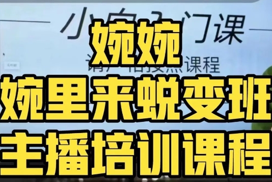 婉婉·婉里来蜕变班（主播课）全方位理解底层逻辑并灵活运用-网创先锋