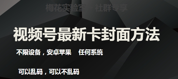 梅花实验室社群最新卡封面玩法3.0，不限设备，安卓苹果任何系统-网创先锋