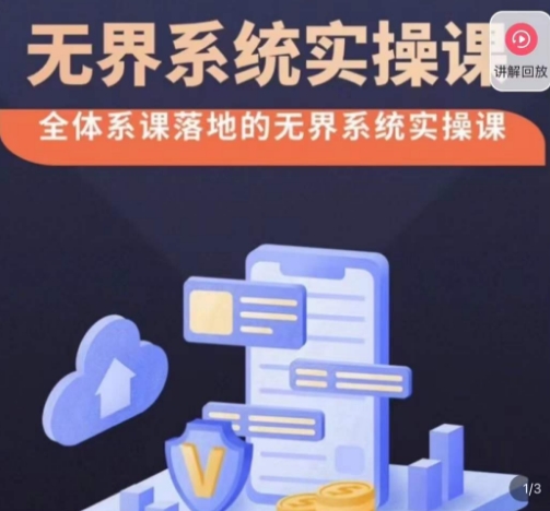 老衲·无界系统实操课，全体系落地无界改版后选择、出价、高投产做付费引流-网创先锋