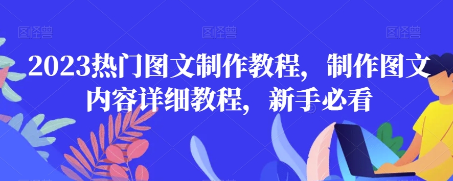 2023热门图文制作教程，制作图文内容详细教程，新手必看-网创先锋