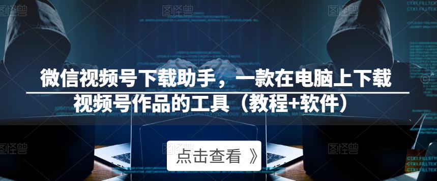 微信视频号下载助手，一款在电脑上下载视频号作品的工具（教程+软件）-网创先锋