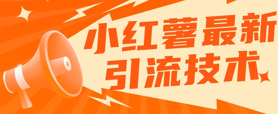小红书最新引流技术，真正实现解放双手暴力引流-网创先锋