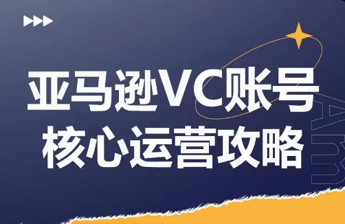 亚马逊VC账号核心玩法解析，实战经验拆解产品模块运营技巧，提升店铺GMV，有效提升运营利润-网创先锋