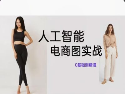 人工智能SD电商图实战，ai绘图0基础到精通-网创先锋