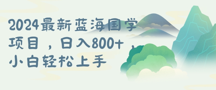 国学项目，长期蓝海可矩阵，从0-1的过程【揭秘】-网创先锋