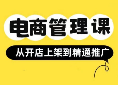 小红书&闲鱼开店从开店上架到精通推广，电商管理课-网创先锋