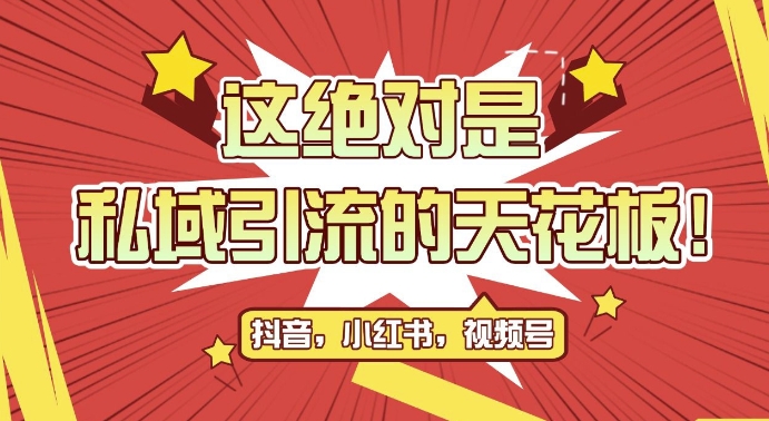 最新首发全平台引流玩法，公域引流私域玩法，轻松获客500+，附引流脚本，克隆截流自热玩法【揭秘】-网创先锋
