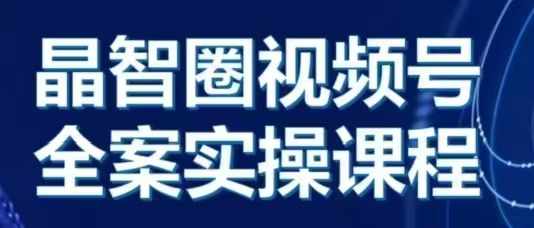 晶姐说直播·视频号全案实操课，从0-1全流程-网创先锋