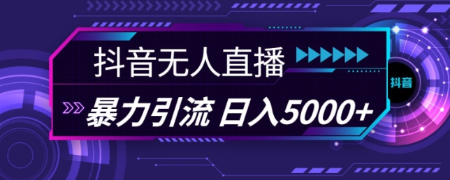 抖音快手视频号全平台通用无人直播引流法，利用图片模板和语音话术，暴力日引流100+创业粉【揭秘】-网创先锋