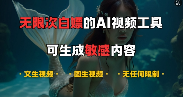 超强大的AI视频工具，可免费无限次白嫖，无任何限制，支持创作音乐，文生视频，图生视频【揭秘】-网创先锋