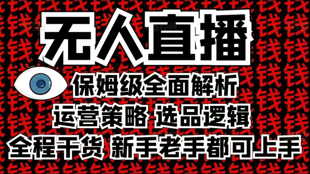 2025无人直播这么做就对了，保姆级全面解析，全程干货，新手老手都可上手-网创先锋