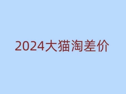 2024版大猫淘差价课程，新手也能学的无货源电商课程-网创先锋