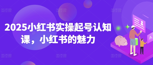 2025小红书实操起号认知课，小红书的魅力-网创先锋