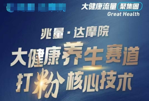大健康打粉引流，大健康养生赛道暴利打粉新玩法-网创先锋