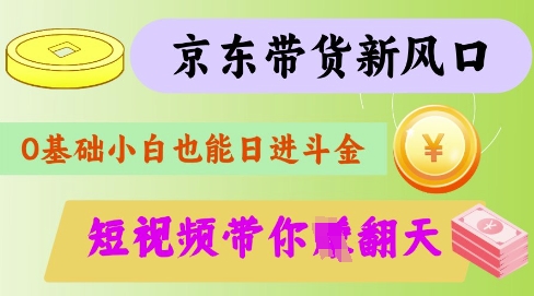 最新京东短视频带货代运营秘籍，轻松躺挣【揭秘】-网创先锋
