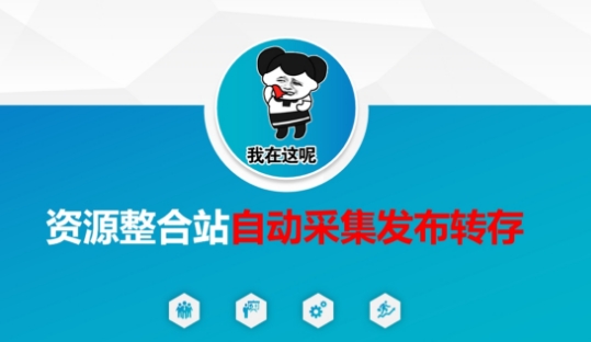 资源整合站自动采集发布转存，解放双手-网创先锋