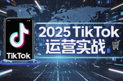 2025TikTok电商运营，掌握TikTok店铺运营核心技巧，实现低成本高转化-网创先锋