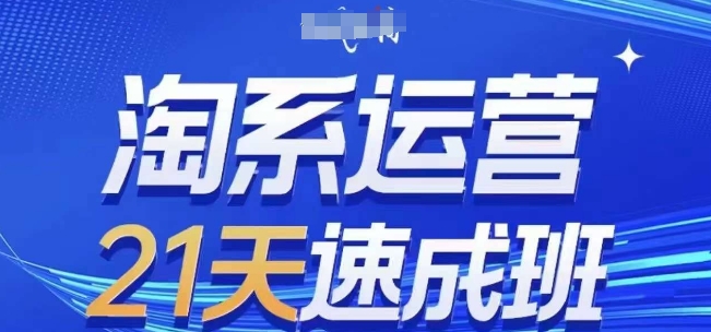 淘系运营21天速成班(更新25年4月)，0基础轻松搞定淘系运营，不做假把式-网创先锋