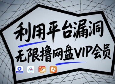 利用平台漏洞，无限撸网盘VIP会员，用户亲测有效!【漏洞原理+操作演示】-网创先锋