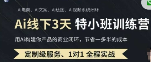 AI实操培训第20-21期线下，0基础保姆级教程，3月最新整理，企业获客、降本增效、打造超级个体-网创先锋