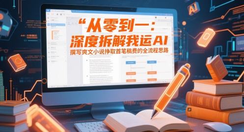 从零到一：深度拆解我运用AI撰写爽文小说挣取首笔稿费的全流程思路-网创先锋