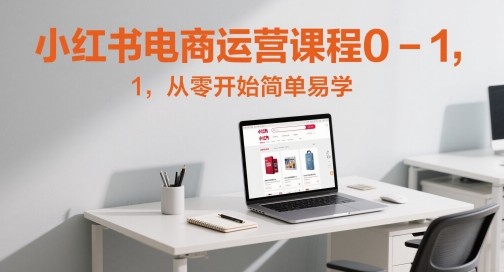 小红书电商运营课程0-1，从零开始简单易学-网创先锋