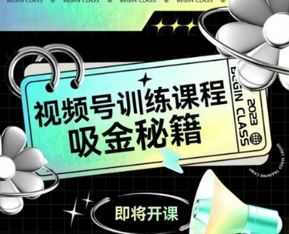 如何做好视频号，视频号训练课程，吸金秘籍-网创先锋