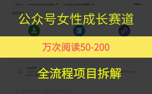 公众号女性赛道，最近爆火系列，条条作品阅读量10w+-网创先锋