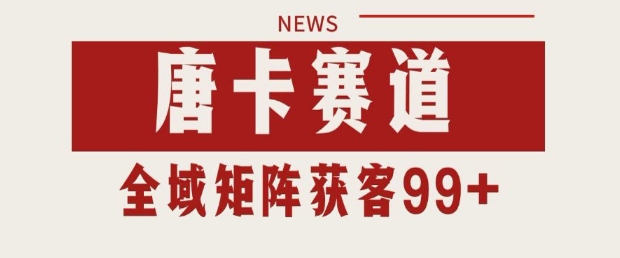 小红书某音唐卡赛道引流获客 自热矩阵日引200+【揭秘】-网创先锋