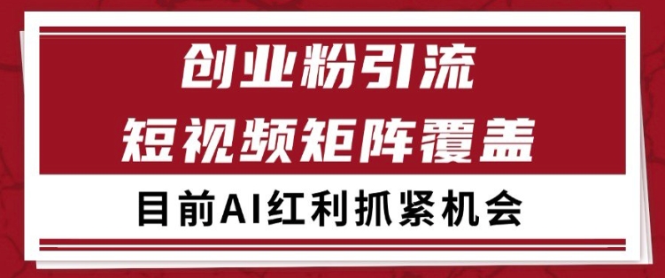 小红书某音创业赛道引流获客 自热矩阵日引200+【揭秘】-网创先锋
