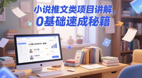 小说推文类项目讲解，0 基础速成秘籍-网创先锋