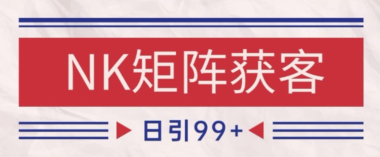 小红书某音NK赛道引流获客 自热矩阵日引200+【揭秘】-网创先锋