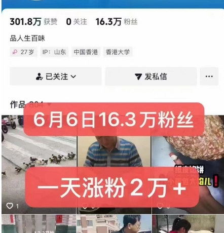 外面卖5000最新抖音搬运涨粉技术，新玩法，一分钟一条，一天涨粉2W，苹果安卓都可用-网创先锋