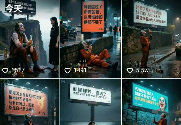 一条视频竟然15W赞！用AI制作小丑自嘲扎心文案视频，当下非常火爆的短视频流量神器-网创先锋