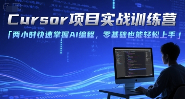 Cursor项目实战训练营，两小时快速掌握AI编程，零基础也能轻松上手-网创先锋