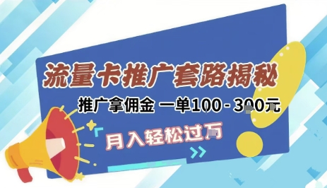 2025年外面卖1500的流量卡项目最新玩法，绿色无门槛对新手非常友好，日入3张+-网创先锋