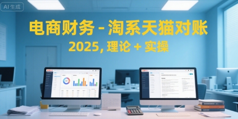电商财务-淘系天猫对账2025，理论+实操-网创先锋
