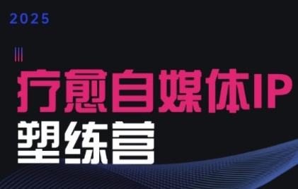 2025治愈自媒体IP训练营，专为疗愈领域从业者打造-网创先锋