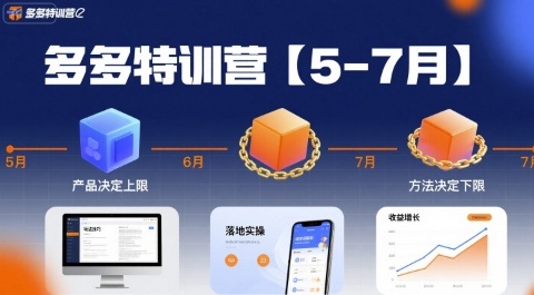 多多特训营【5-7月】产品决定上限，方法决定下限，各种玩法技巧落地实操-网创先锋