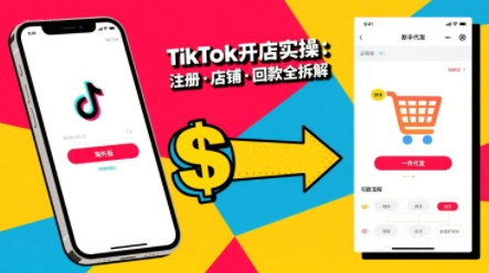 TikTok从开店到投流的进阶课，从基础实操到高阶技巧一网打尽-网创先锋