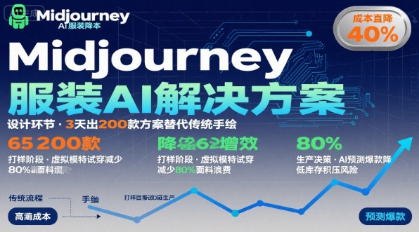 AI在服装领域的运用，使用midjourney做服装辅助企业降低成本-网创先锋