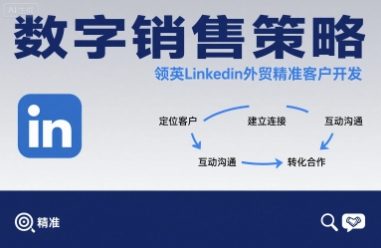 数字销售策略领英LinkedIn外贸精准客户开发-网创先锋