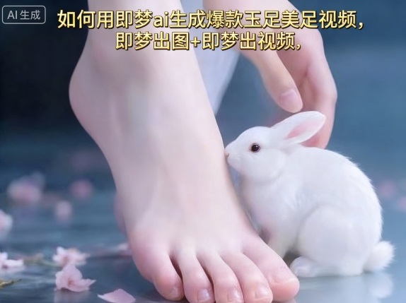 如何用即梦ai生成爆款玉足美足视频，即梦出图+即梦出视频，快速涨粉-网创先锋